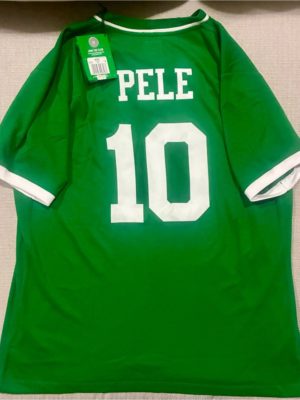 Rare NWT Mew York Cosmos home Pele jersey 2010 re issue for players only size XL